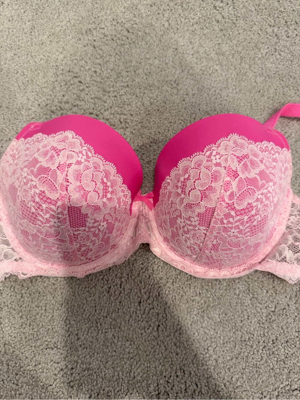 Victoria's Secret Pink Lace Dream Angels Demi Bra